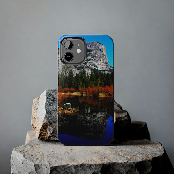 Mirror Lake, Yosemite Tough Phone Cases iPhone 12 Printify Phone Case - Tracy McCrackin Photography