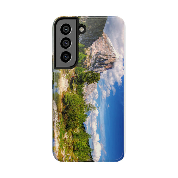 Spring Awakening: Mountains in Full Bloom - Tough Phone Cases Samsung Galaxy S22 Printify Phone Case - Tracy McCrackin Photography