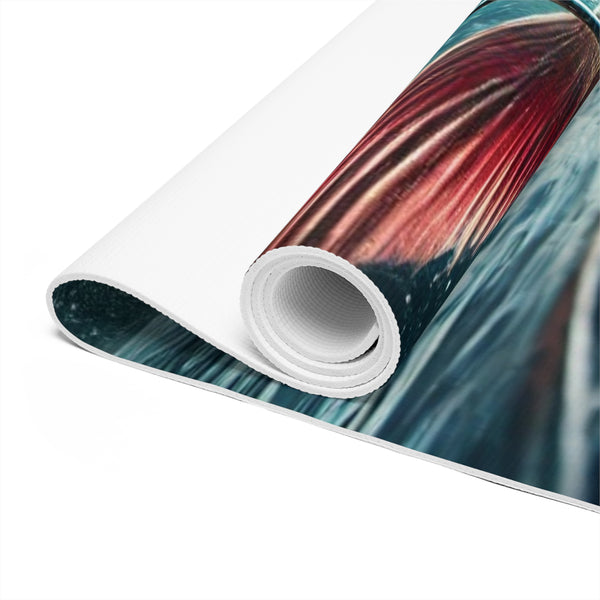 Warrior Mermaid Foam Yoga Mat 24” x 72” Printify Home Decor - Tracy McCrackin Photography