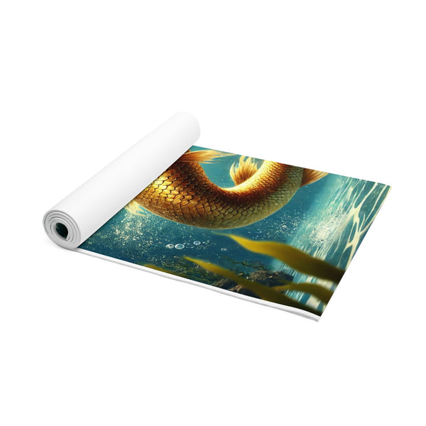 The Majestic King of the Seas: Leo Merman Yoga Mat 24” x 72” Printify Home Decor - Tracy McCrackin Photography