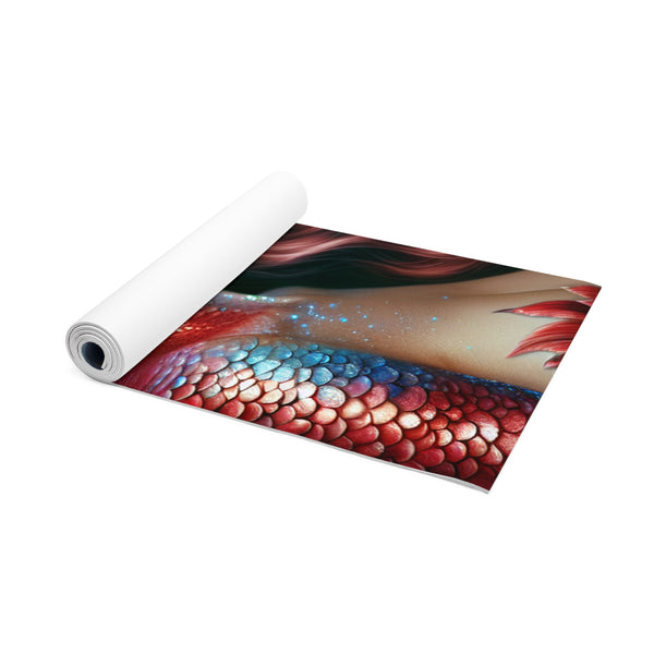 Ocean’s Whisper: The Ethereal Mermaid Yoga Mat 24” x 72” Printify Home Decor - Tracy McCrackin Photography