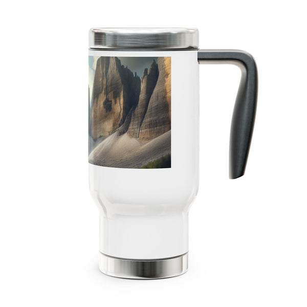 Stunning Ascent - Stainless Steel Travel Mug with Handle, 14oz Printify Mug - Tracy McCrackin Photography