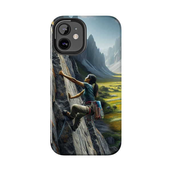 Rock Climbing Elation! Tough Phone Cases iPhone 12 Mini Printify Phone Case - Tracy McCrackin Photography