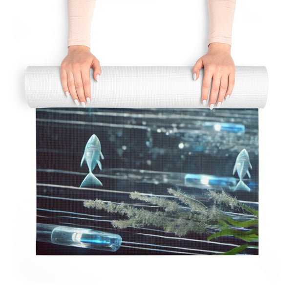 Aquarius: The Visionary of the Tides Foam Yoga Mat 24” x 72” Printify Home Decor - Tracy McCrackin Photography