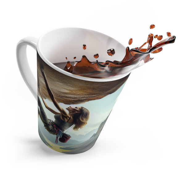 Making Every Day Count Climbing Latte Mug Printify Mug - Tracy McCrackin Photography