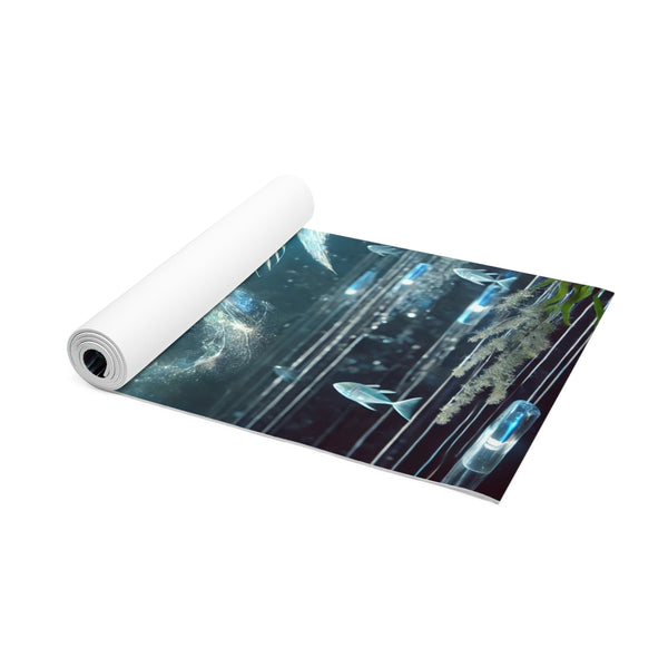 Aquarius: The Visionary of the Tides Foam Yoga Mat 24” x 72” Printify Home Decor - Tracy McCrackin Photography