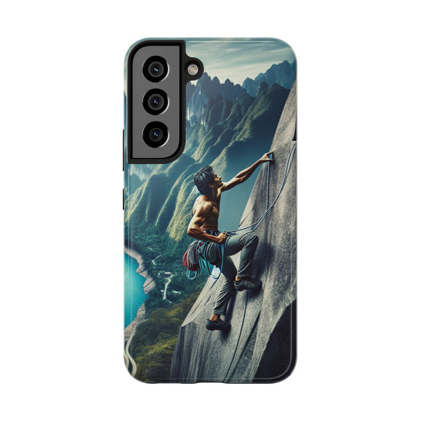 Summit Edge: Climbing Above the Serpent Rive Tough Phone Cases Printify Phone Case - Tracy McCrackin Photography