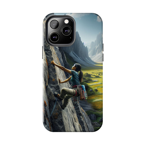 Rock Climbing Elation! Tough Phone Cases iPhone 13 Pro Max Printify Phone Case - Tracy McCrackin Photography