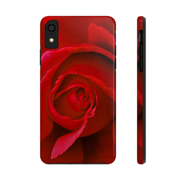 Crimson Bloom: Timeless Elegance - Tough Phone Cases iPhone XR Printify Phone Case - Tracy McCrackin Photography
