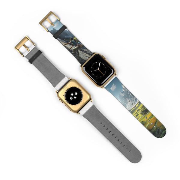 It's Time To Go ClimbnVibes Rock Climbing Watch Band 38 - 41 mm / Black Matte Printify Accessories - Tracy McCrackin Photography