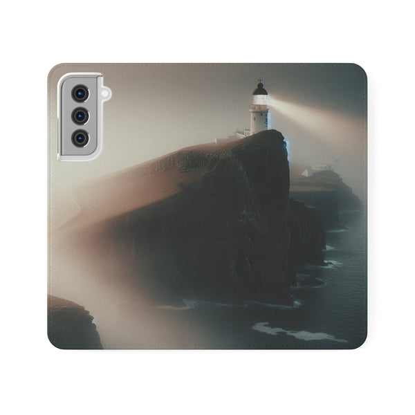 Beacon In The Mist - Flip Cases Samsung Galaxy S21 Printify Phone Case - Tracy McCrackin Photography