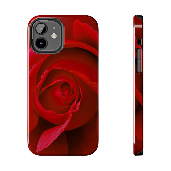 Crimson Bloom: Timeless Elegance - Tough Phone Cases iPhone 12 Printify Phone Case - Tracy McCrackin Photography
