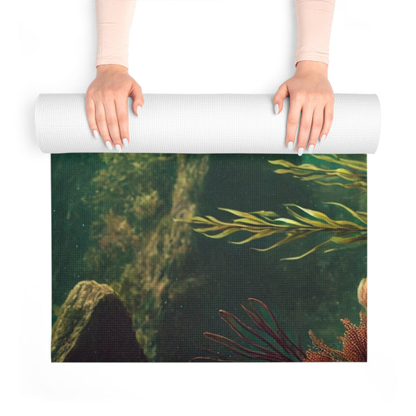 Taurus: The Stalwart Sea Guardian Foam Yoga Mat 24” x 72” Printify Home Decor - Tracy McCrackin Photography