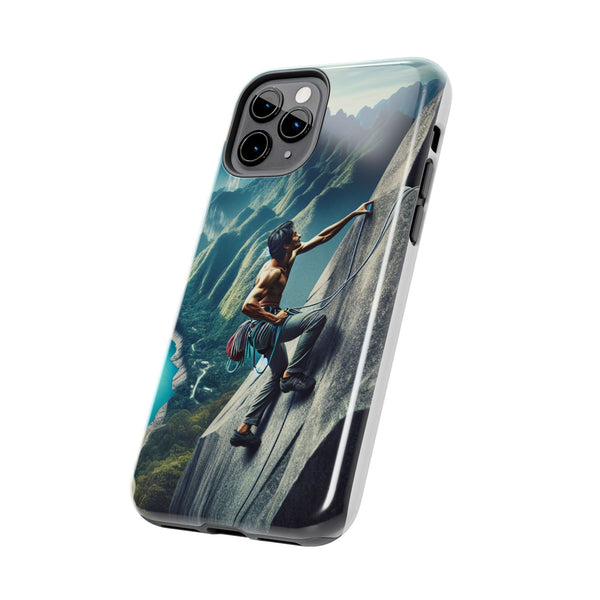Summit Edge: Climbing Above the Serpent Rive Tough Phone Cases Printify Phone Case - Tracy McCrackin Photography