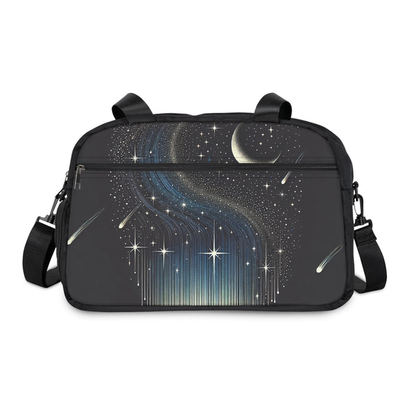 Raining Stars Fitness Handbag 12.4" x 13.3" / Black Printify Bags - Tracy McCrackin Photography