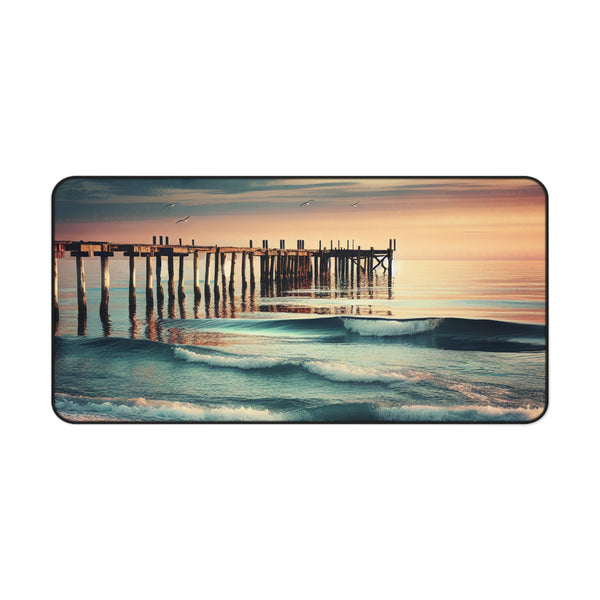 Mesmerizing Ocean Waves Desk Mat 16" × 32" Printify Home Decor - Tracy McCrackin Photography