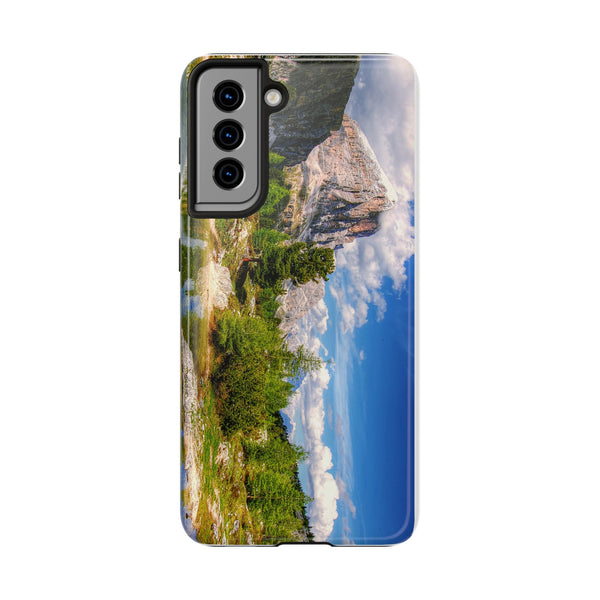 Spring Awakening: Mountains in Full Bloom - Tough Phone Cases Samsung Galaxy S21 Printify Phone Case - Tracy McCrackin Photography