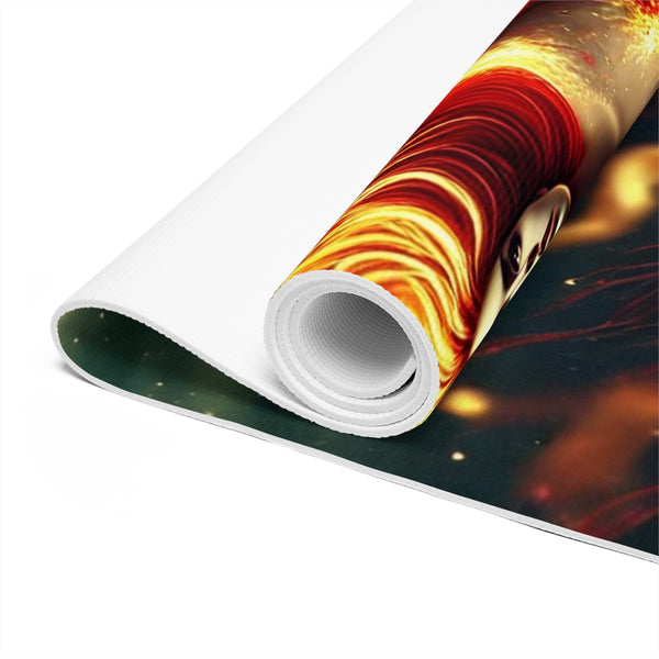 Fiery Strength: The Aries Mermaid Yoga Mat 24” x 72” Printify Home Decor - Tracy McCrackin Photography