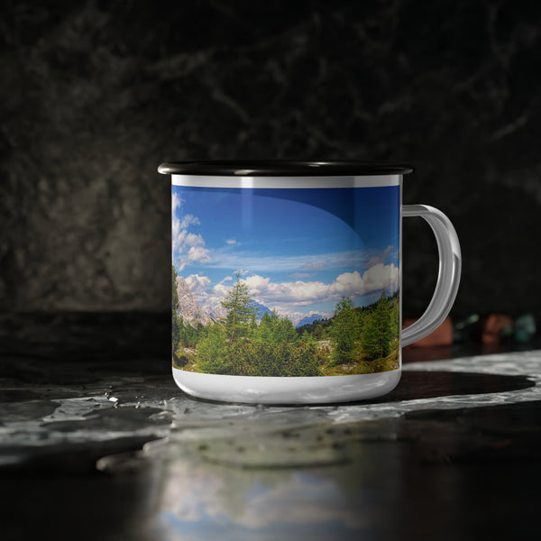 Sprint Horizon - Enamel Camp Cup Printify Mug - Tracy McCrackin Photography