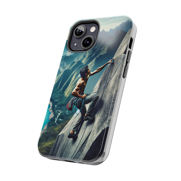 Summit Edge: Climbing Above the Serpent Rive Tough Phone Cases Printify Phone Case - Tracy McCrackin Photography