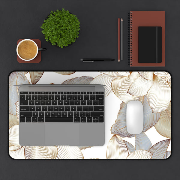 Desk Mat - Vivid Gold Fall Flower Computer Pad 12" × 18" Printify Home Decor - Tracy McCrackin Photography