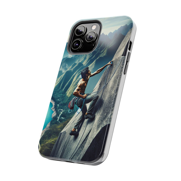 Summit Edge: Climbing Above the Serpent Rive Tough Phone Cases Printify Phone Case - Tracy McCrackin Photography