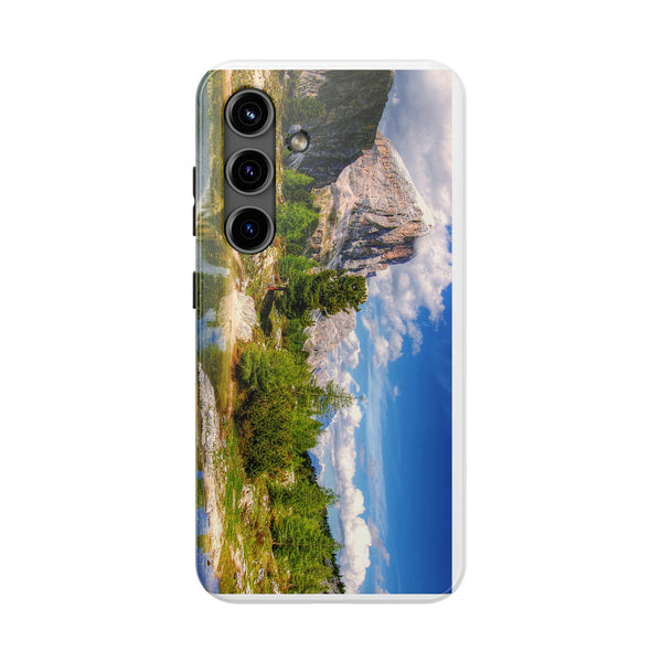 Spring Awakening: Mountains in Full Bloom - Tough Phone Cases Samsung Galaxy S24 Printify Phone Case - Tracy McCrackin Photography