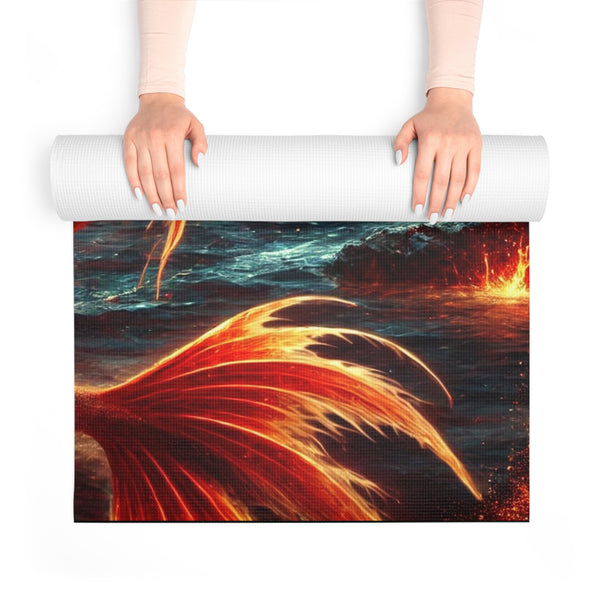 Inferno of the Seas: The Lava Lord Merman 24” x 72” Printify Home Decor - Tracy McCrackin Photography