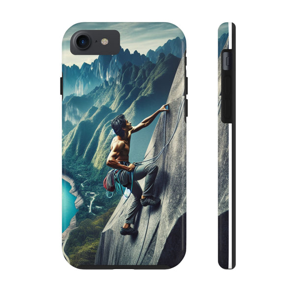 Summit Edge: Climbing Above the Serpent Rive Tough Phone Cases iPhone 7, iPhone 8, iPhone SE Printify Phone Case - Tracy McCrackin Photography