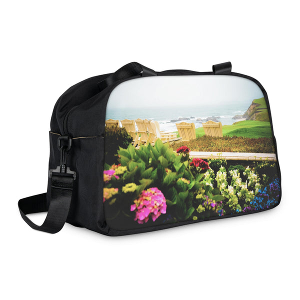 Carmel's Ocean Views Fitness Handbag 12.4" x 13.3" / Black Printify Bags - Tracy McCrackin Photography