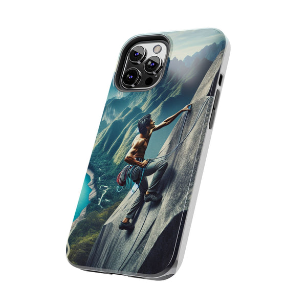 Summit Edge: Climbing Above the Serpent Rive Tough Phone Cases Printify Phone Case - Tracy McCrackin Photography
