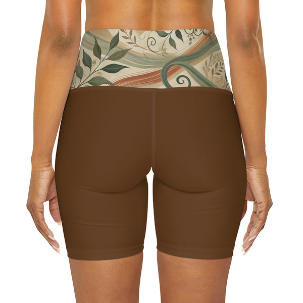 Embrace Nature’s Calm with Every Move High Waisted Yoga Shorts (AOP) 2XS Printify All Over Prints - Tracy McCrackin Photography