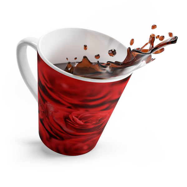Crimson Elegance Latte Mug Printify Mug - Tracy McCrackin Photography