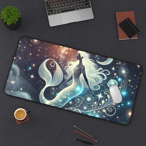 Celestial Mermaid: Cosmic Ocean Computer Pad 15.5" × 31" Printify Home Decor - Tracy McCrackin Photography