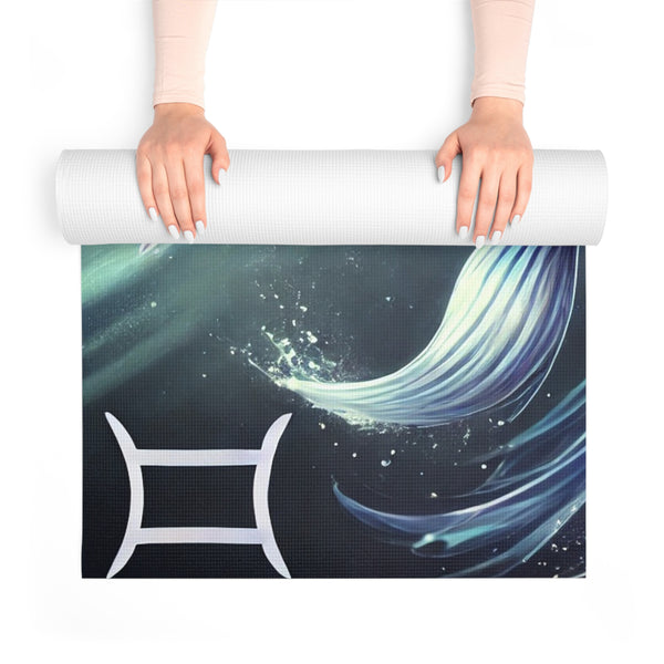 Gemini Playful Foam Yoga Mat 24” x 72” Printify Home Decor - Tracy McCrackin Photography