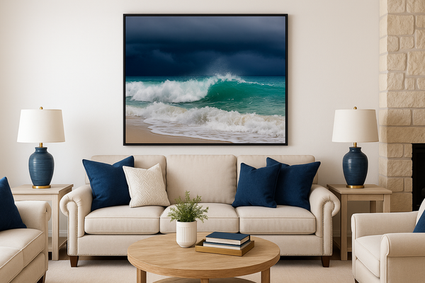 Epic Ocean Fury – Cancun’s Turquoise Storm Acrylic / Colored / 8 x 10 Tracy McCrackin Photography Wall art - Tracy McCrackin Photography