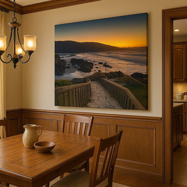 Spain's Golden Path to the Atlantic Giclee / Colored / 8 x 12 Tracy McCrackin Photography Wall art - Tracy McCrackin Photography