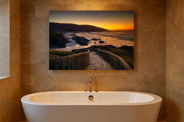 Spain's Golden Path to the Atlantic Giclee / Colored / 8 x 12 Tracy McCrackin Photography Wall art - Tracy McCrackin Photography