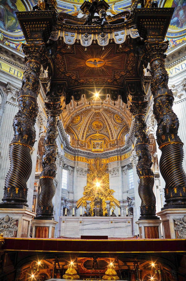St. Peter's Baldachin, Vatican City Giclee / Colored / 8 x 10 Tracy McCrackin Photography Wall art - Tracy McCrackin Photography