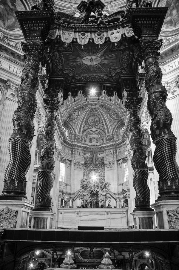 St. Peter's Baldachin, Vatican City Giclee / Colored / 8 x 10 Tracy McCrackin Photography Wall art - Tracy McCrackin Photography