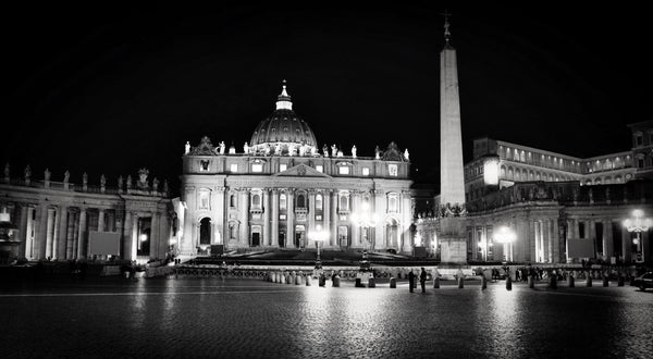 Capturing Vatican City's Timeless Beauty Giclee / B&W / 8 x 10 Tracy McCrackin Photography Wall art - Tracy McCrackin Photography