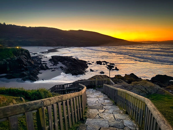 Spain's Golden Path to the Atlantic Giclee / Colored / 8 x 12 Tracy McCrackin Photography Wall art - Tracy McCrackin Photography