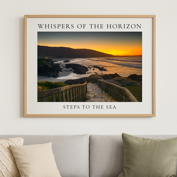 Spain's Golden Path to the Atlantic Giclee / Colored / 8 x 12 Tracy McCrackin Photography Wall art - Tracy McCrackin Photography