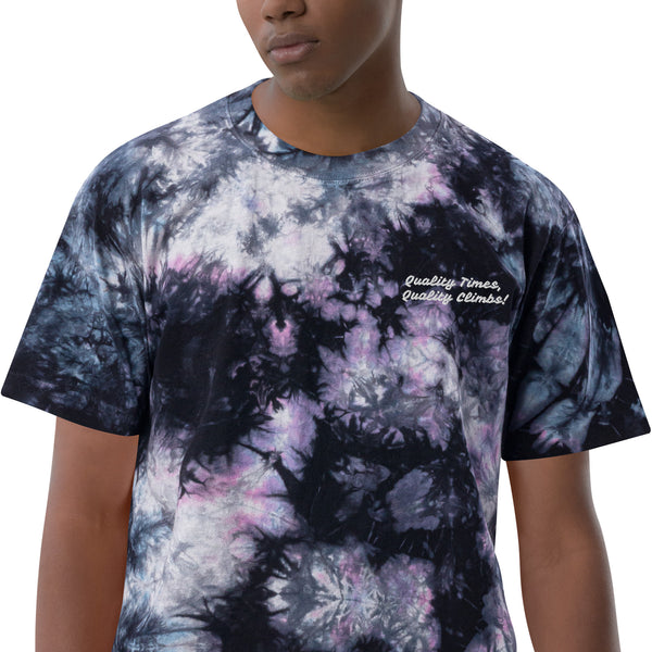 Quality Times, Quality Climbs Oversized tie-dye t-shirt Tracy McCrackin Photography - Tracy McCrackin Photography