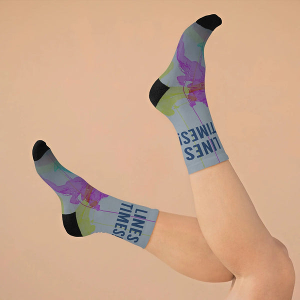 Wicked Lines Socks Printify All Over Prints - Tracy McCrackin Photography