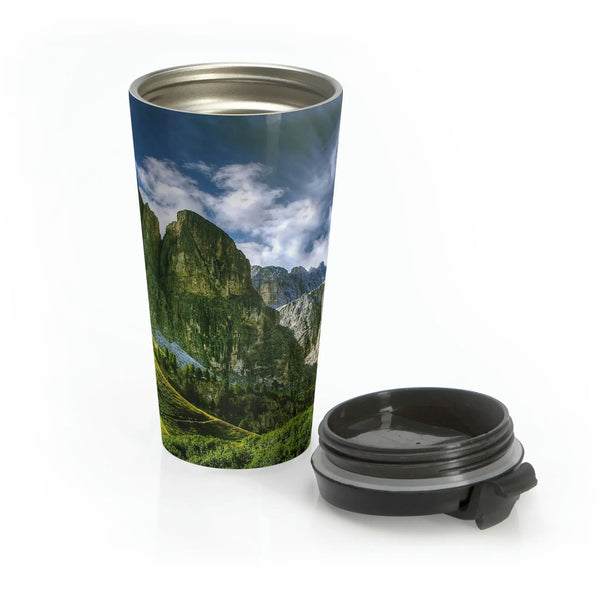 Beautiful Mountains Stainless Steel Travel Mug Printify Mug - Tracy McCrackin Photography