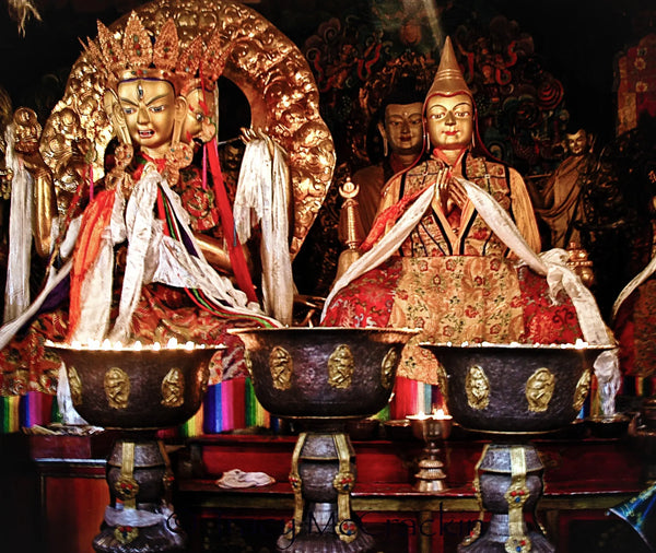 གསལ་བའི་ལྷ་སར་ཡག་འབར་མ།: Divine Illumination: Yak Candle Idols Giclee / Colored / 8 x 10 Tracy McCrackin Photography Wall art - Tracy McCrackin Photography