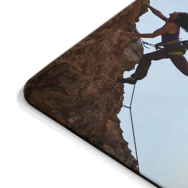 Rock Climbing Good Vibes Inspirational Mousepad Printify Home Decor - Tracy McCrackin Photography