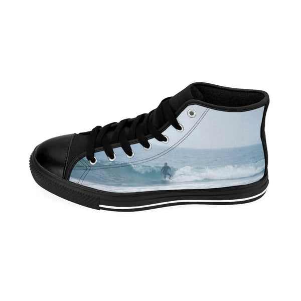 Surf's Up Men's High-top Sneakers Printify Shoes - Tracy McCrackin Photography