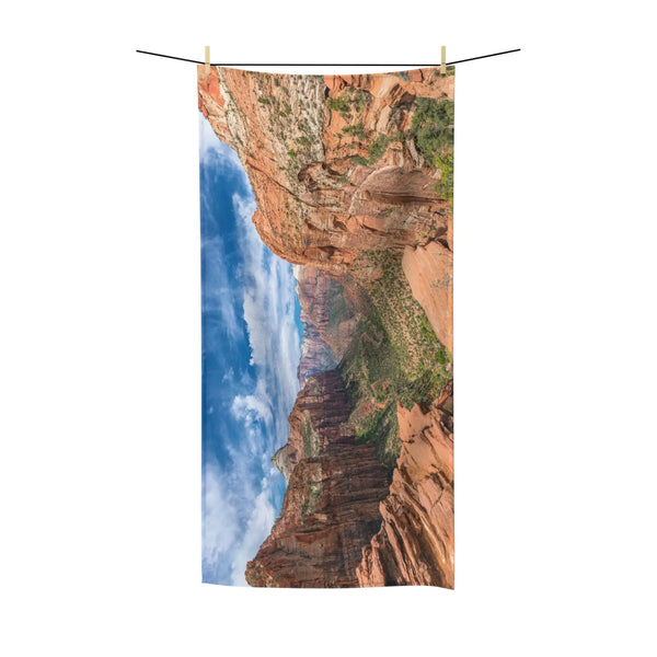 Red Mountains Towel 36" × 72" Printify Home Decor - Tracy McCrackin Photography